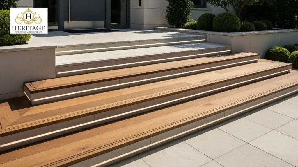 Mixed Material Steps