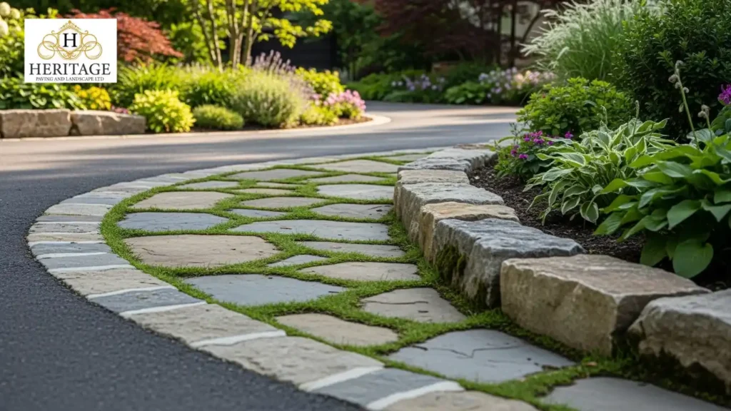 Natural Stone Driveway Edging