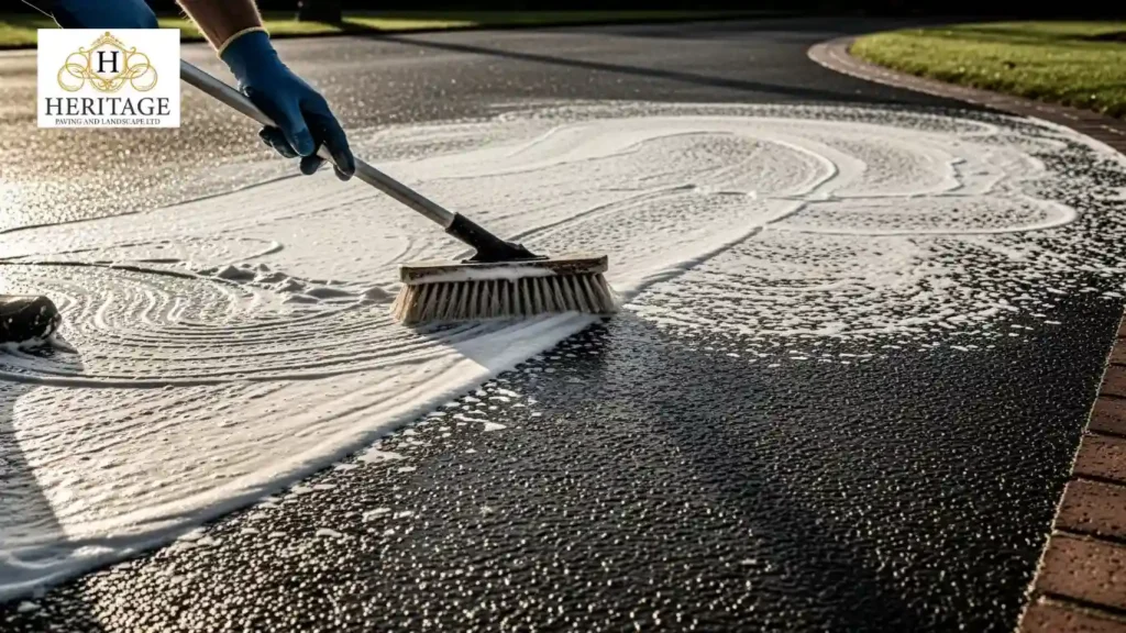 Apply a Tarmac Driveway Cleaner